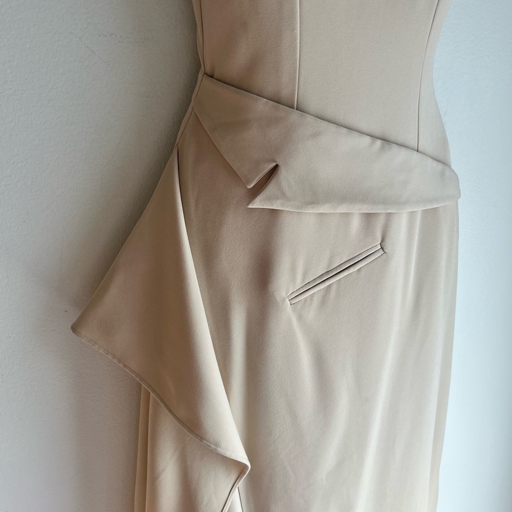 Dress deconstructed suit modern cocktail innovative Avant garde size small - Picture 10 of 16